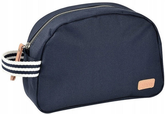 BEABA kosmetyczka podróżna dla niemowląt 17x24cm granatowa kosmetyczka z uchwytem i suwakiem