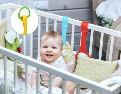 JOY PLUS siliconen handgrepen voor het bedje die het kind helpen opstaan 4 stuks