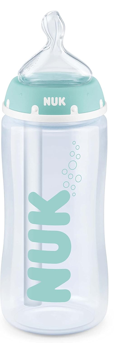 NUK First Choice+ μπιμπερό 300 ml θηλή M μεσαία ροή δείκτης θερμοκρασίας