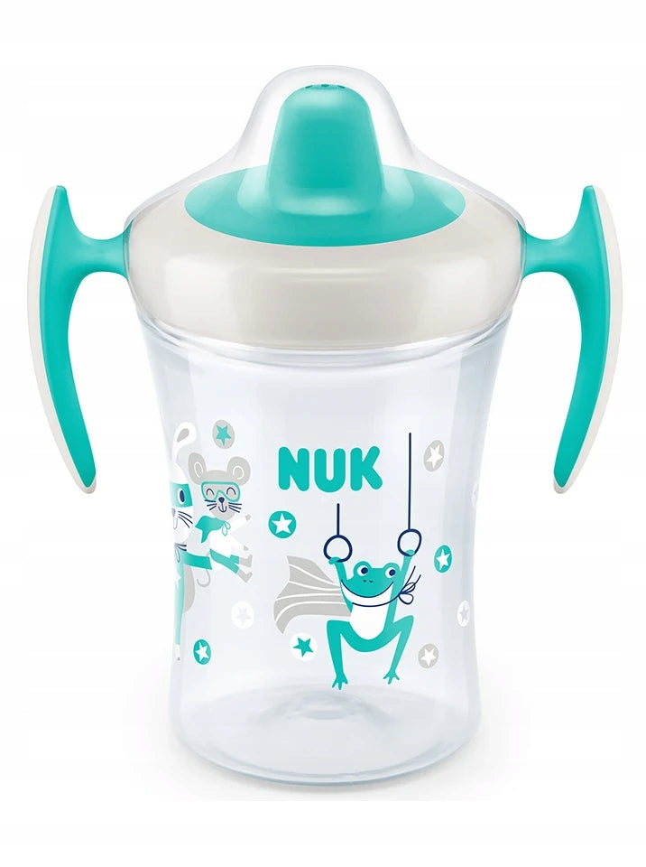 NUK Trainer Cup TASSE ANTI-FUITE Tortues 6 m+ 230 ml