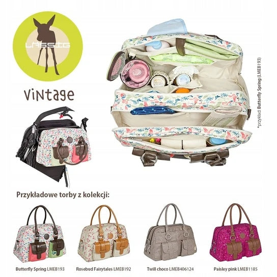 LASSIG Vintage Metro Bag luiertas en accessoires + toebehoren