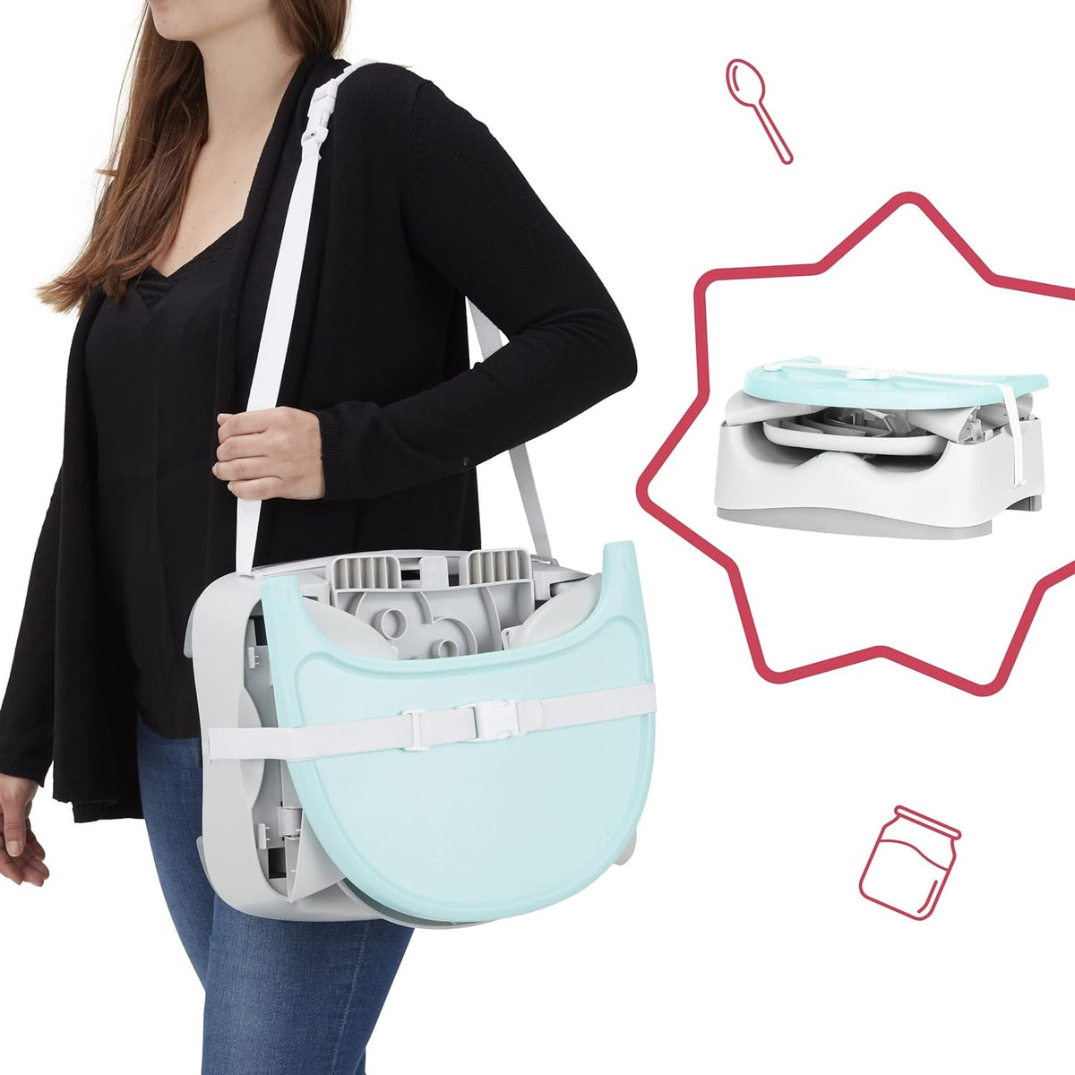BADABULLE feeding chair