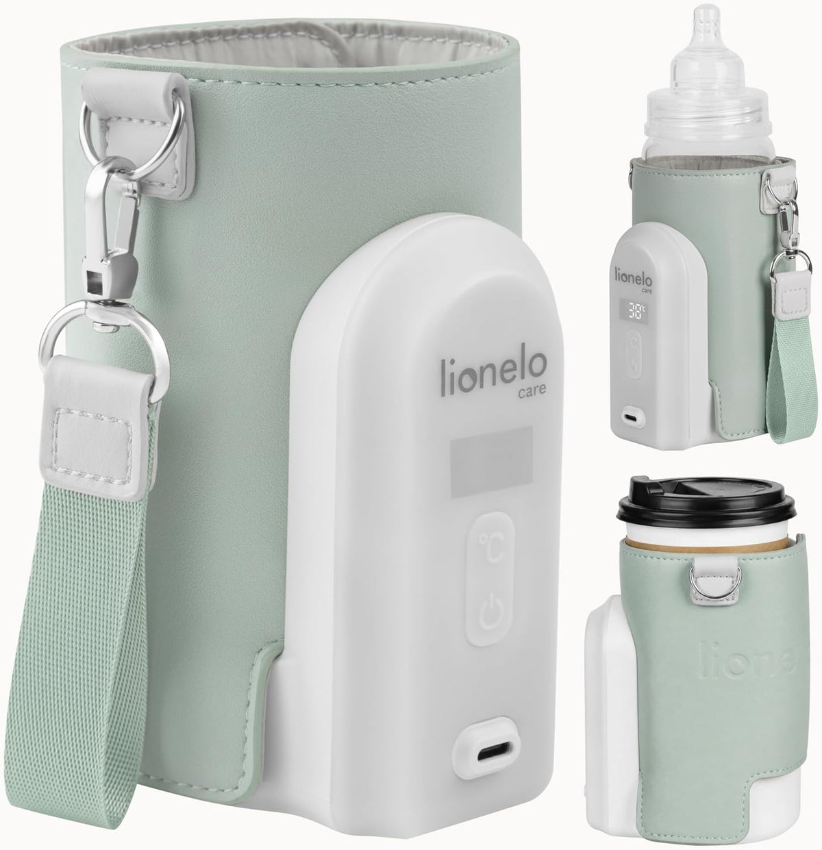 LIONELO Thermup Go Evo draagbare flessenverwarmer