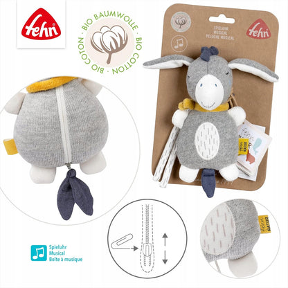 FEHN Nature suspension ÂNE avec boîte à musique 22cm