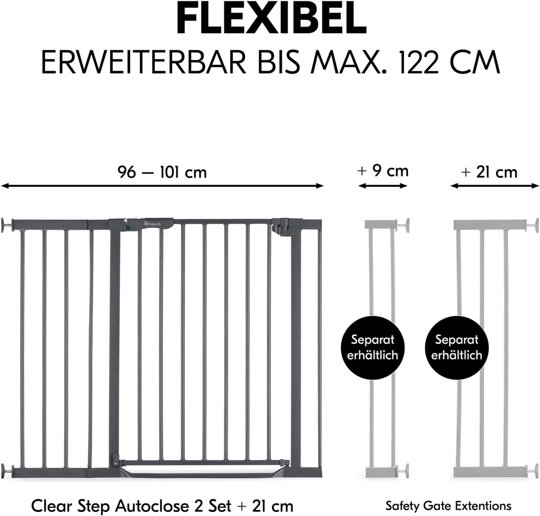 HAUCK Clear Step zábrana na schody bez vrtání 96-101