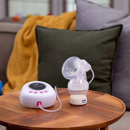 CHICCO Naturally elektromos mellszívó rózsaszín