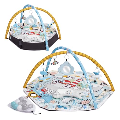 KINDERKRAFT Smartplay Sea 2-in-1 educational mat with balls
