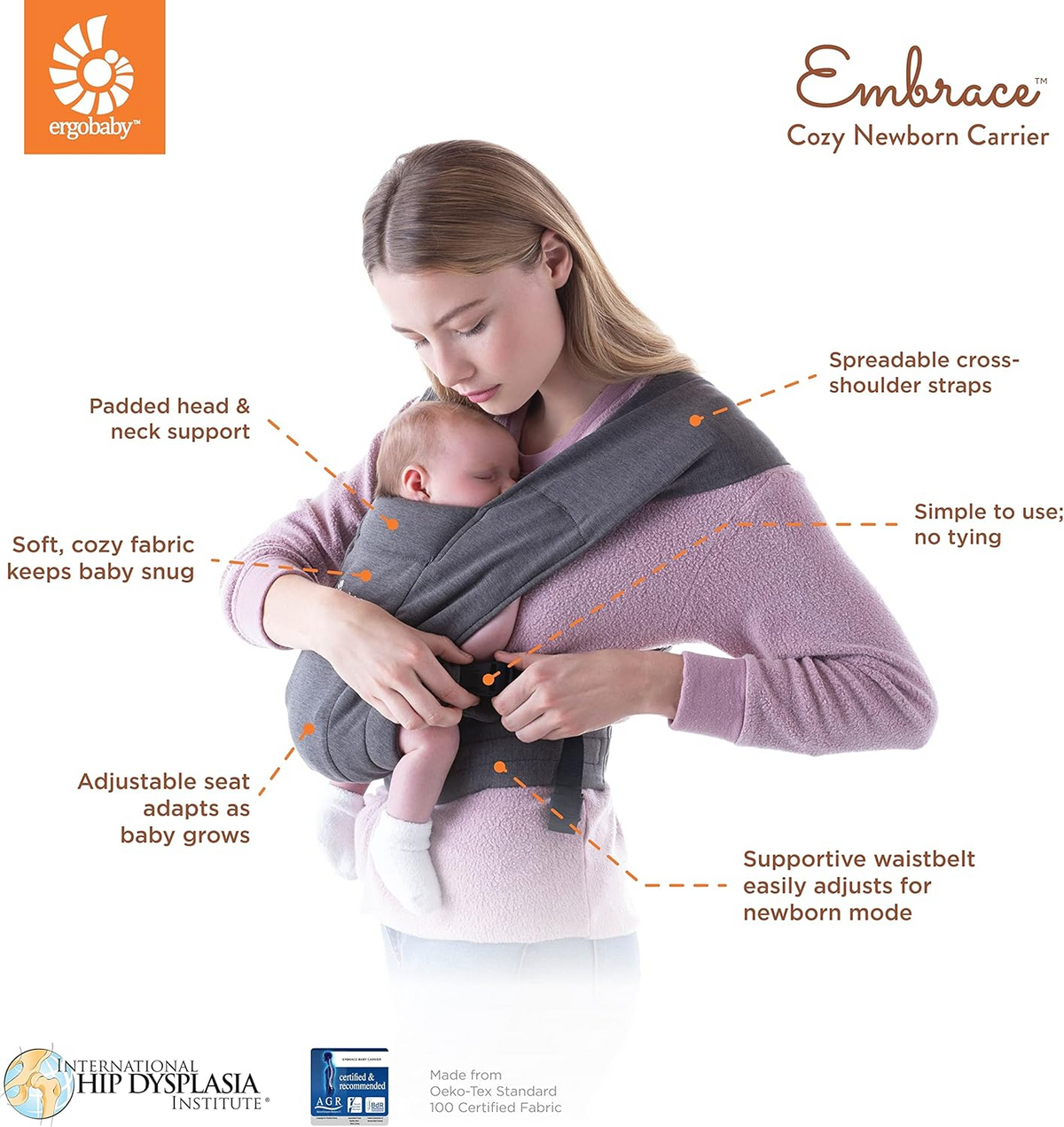 ERGOBABY EMBRACE marsupio per neonati