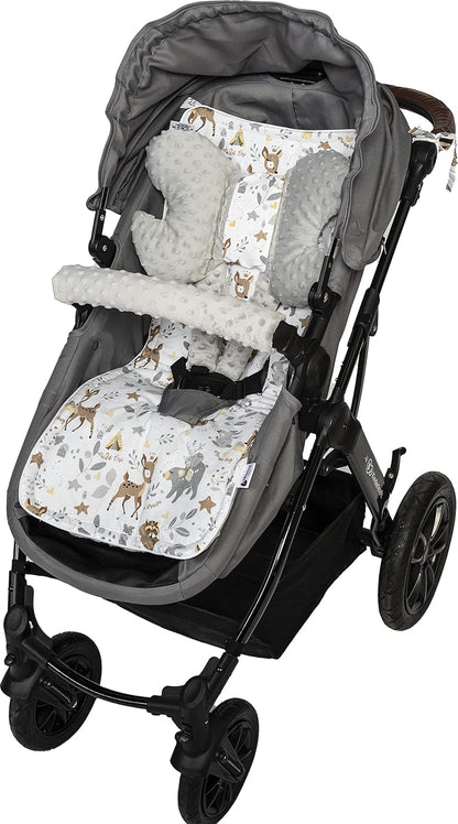 MEDI PARTNERS inlegzool voor kinderwagen vlinder beschermers MINKY
