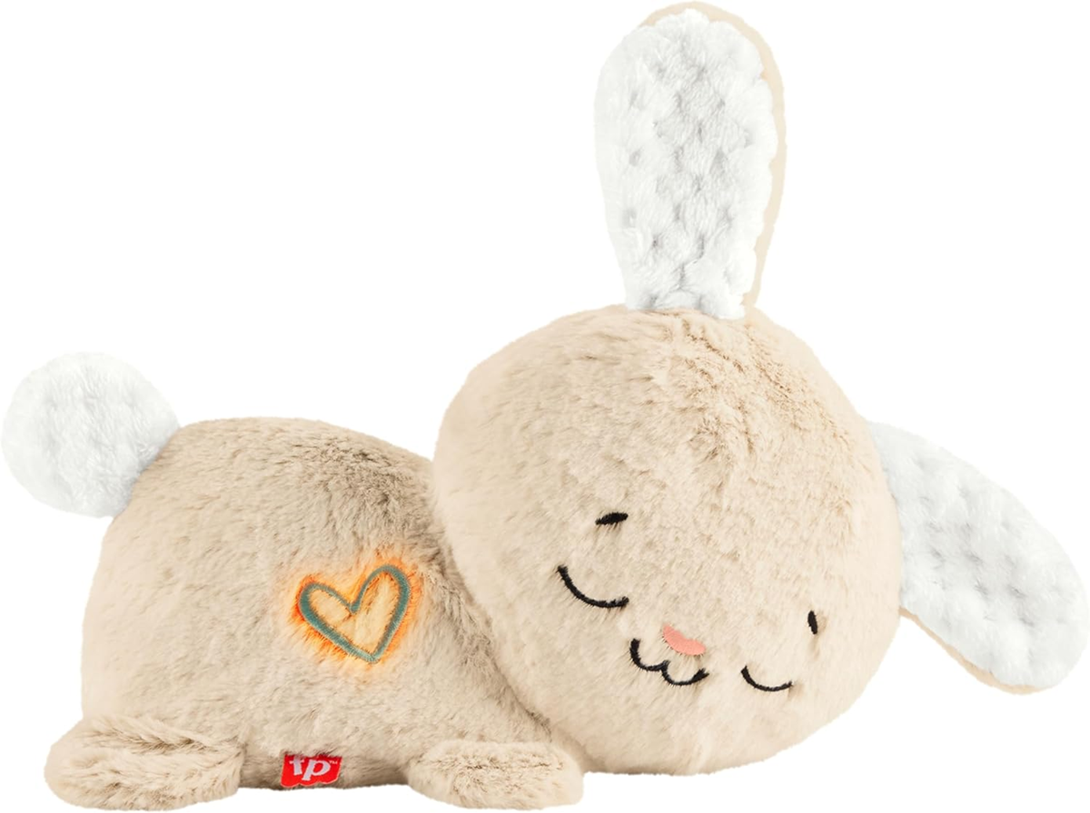 FISHER-PRICE lapin endormi avec tête mobile, sons et lumière