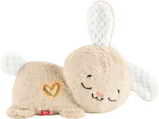 FISHER-PRICE lapin endormi avec tête mobile, sons et lumière