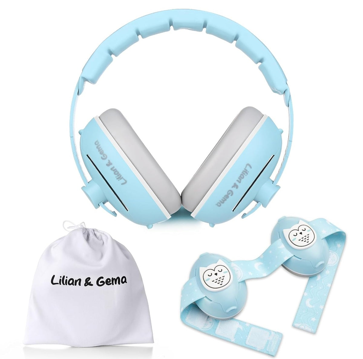 LILIAN & GEMA 2-in-1 gehoorbeschermers met 25 dB geluidsdemping + SOWA etui