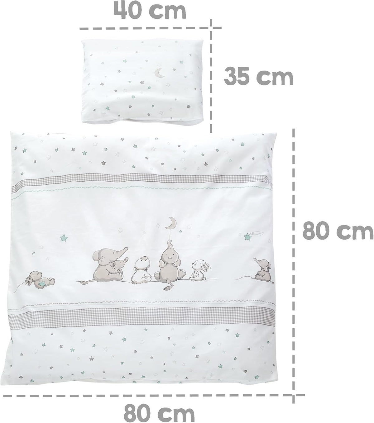 ROBA magic of stars bedding set of pillowcases