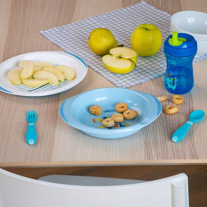 CHICCO set de vajilla de regalo 5 piezas 12 meses+
