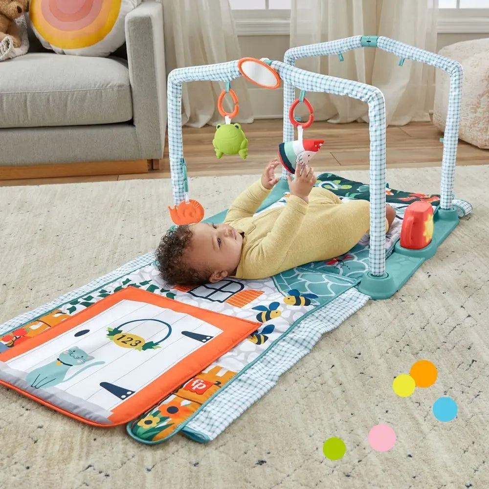 FISHER-PRICE 3-in-1 educatieve speelmat Explorer's House