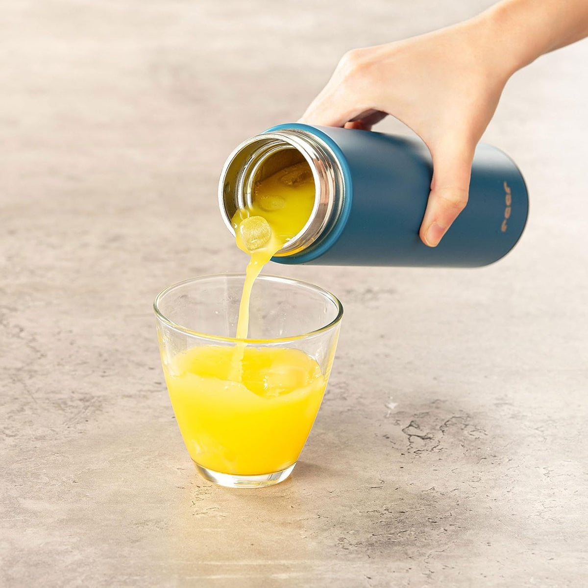 REER ColourDesign thermosflessen voor dranken van roestvrij staal 450 ml