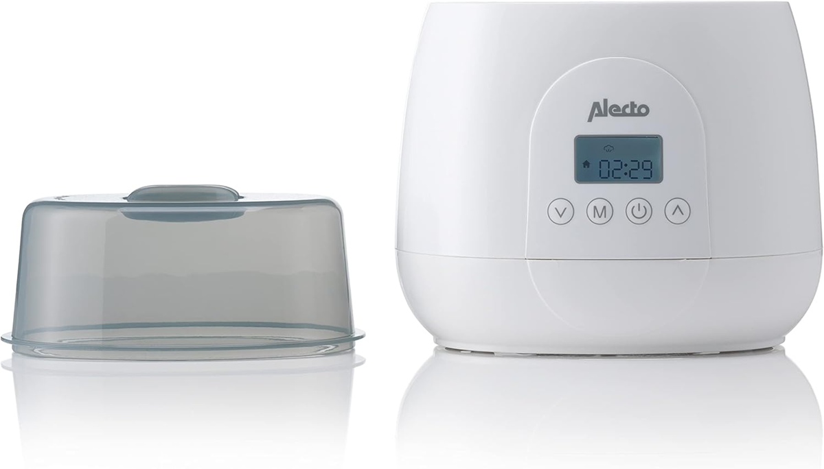 ALECTO 3-in-1 dubbele flessen- en potjesverwarmer BW700TWIN