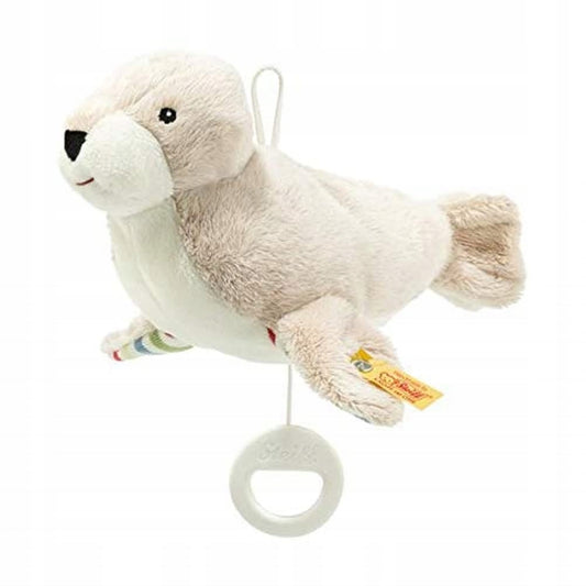 STEIFF jucărie de pluș cu cutie muzicală FOCA TAMME 19 cm