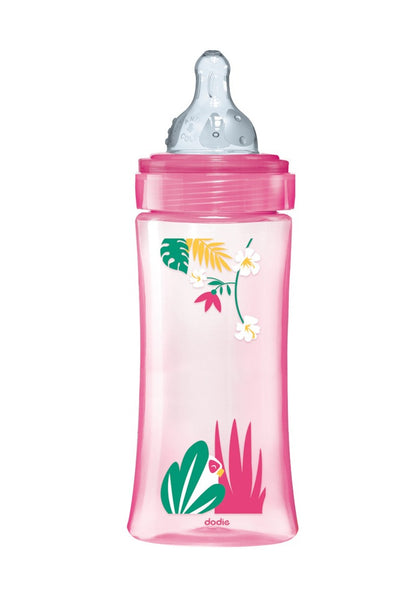 DODIE fles 330 ml speen 3 snelle stroom 6 m+