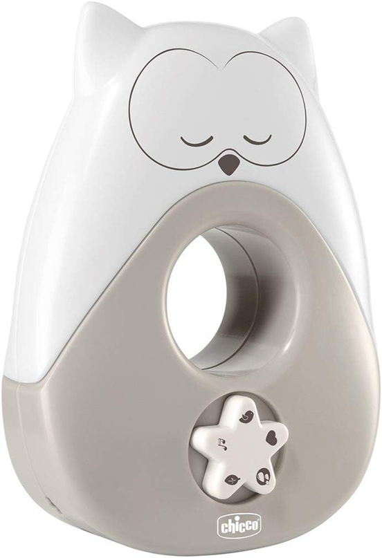 CHICCO Sweet Lights nachtlampje met melodieën en geluiden UIL 13,5 x 18 cm