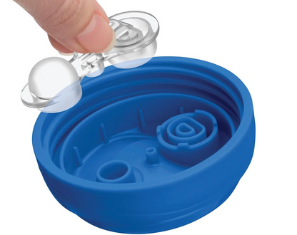 CHICCO Transition Cup netečúci pohár s náustkom a úchytmi 200 ml 4 m+