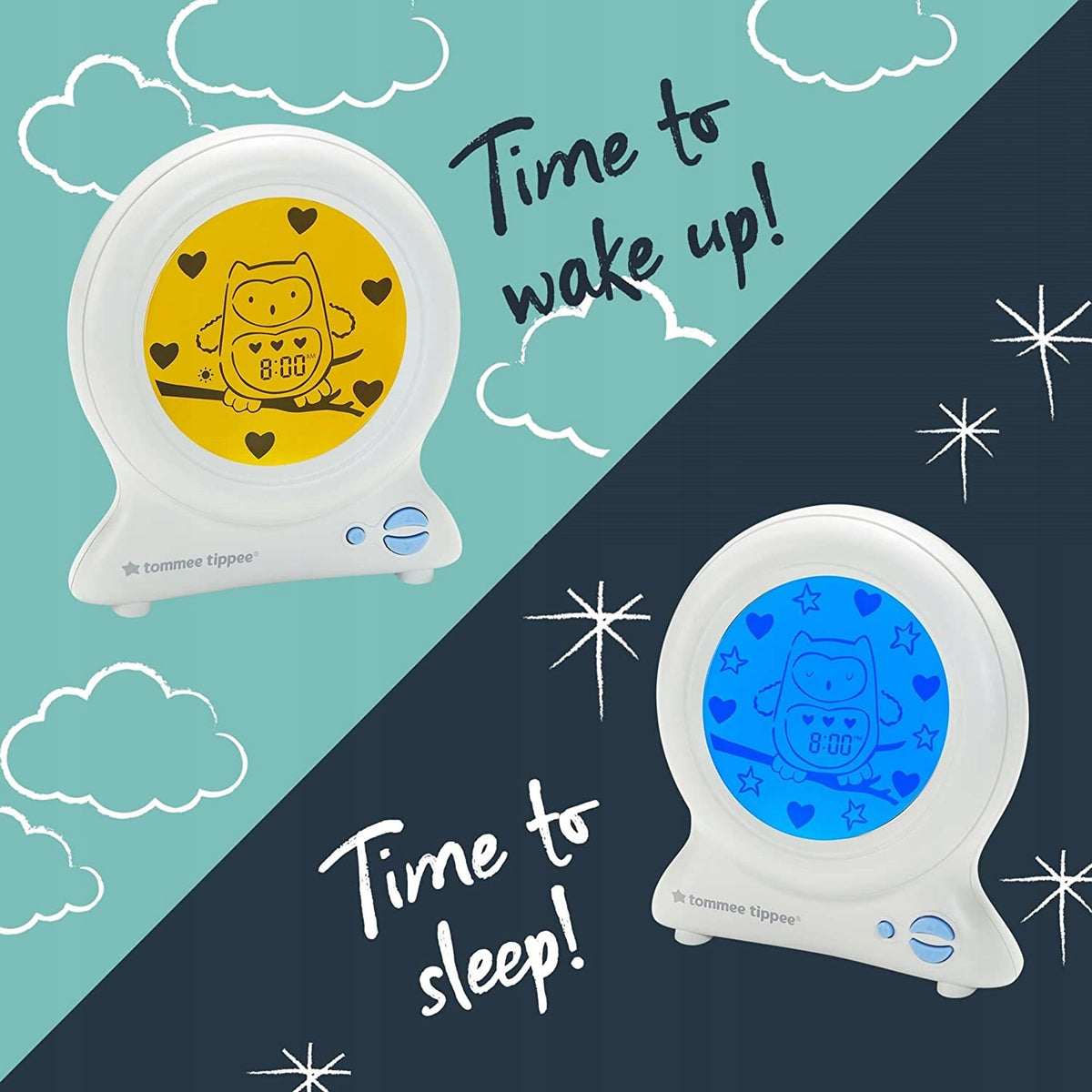 TOMMEE TIPPEE Groclock reloj entrenador de sueño para bebés 24m+