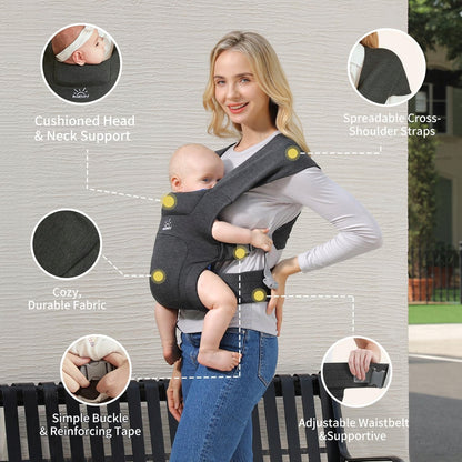 MOMTORY ergonomische draagzak 3 - 12kg