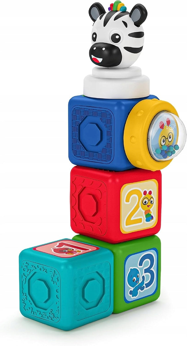 BABY EINSTEIN Connectables Add & Stack magnetische blokken 6 stuks