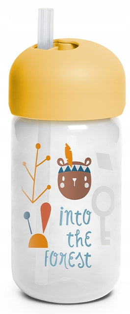 SUAVINEX Rietjestrainer Bekerfles met rietje 340ml 18msc+