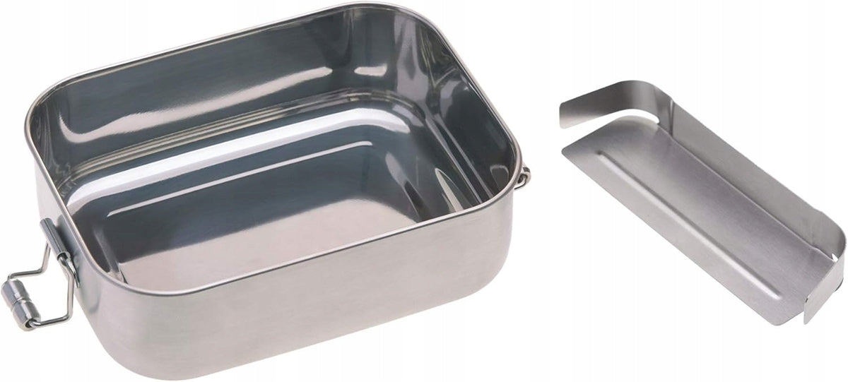 LASSIG Garden Explorer stalen-bamboe lunchbox 12,7 x 17,5 cm