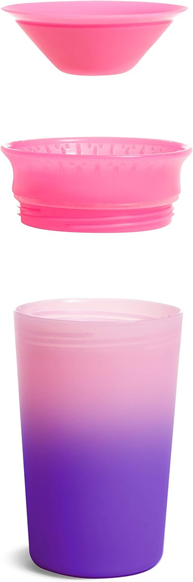 MUNCHKIN Miracle antilekbeker kleurveranderend 360° drinkrand 266 ml 12 m+