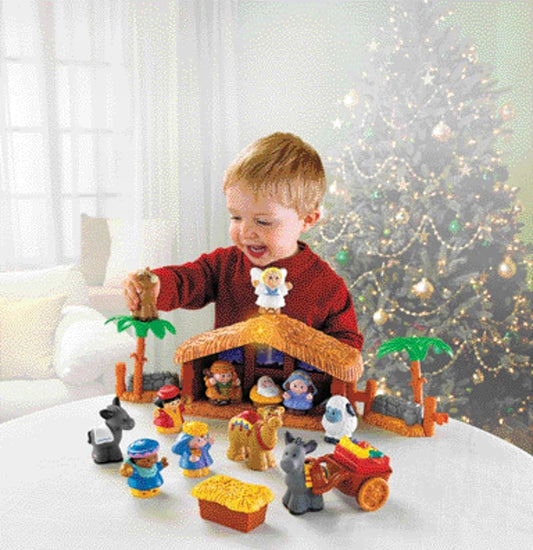 FISHER-PRICE Little People Belén de Navidad para niños