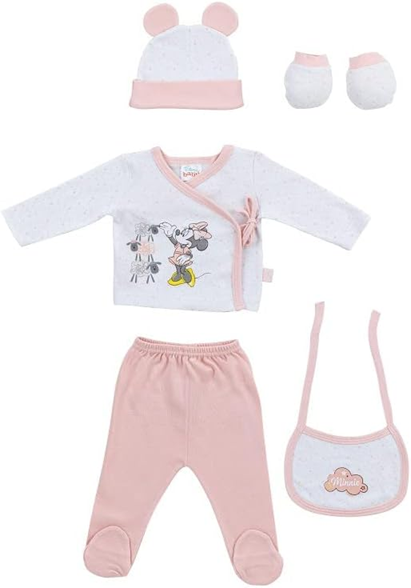INTERBABY cadeau set van katoen pyjama muts sokken slabbetje