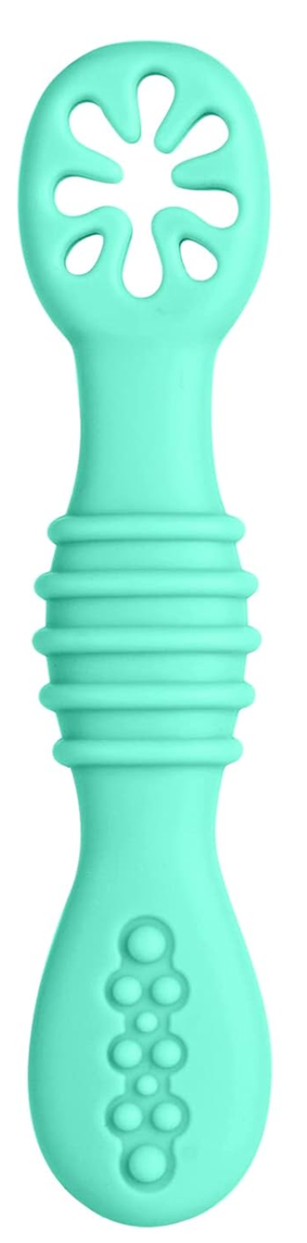 VICLOON Sticky Spoon Silikonlöffel 2,5 x 10 cm 4 m+ grün