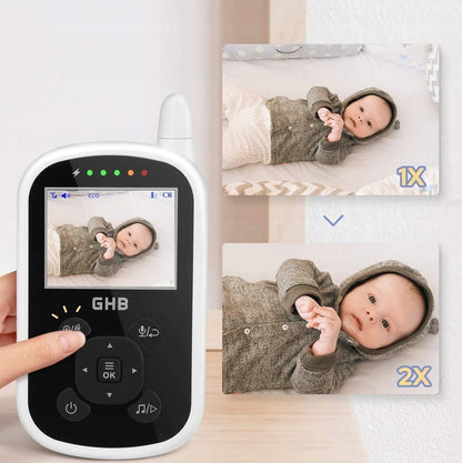 GHB UU24 digitální dětská chůvička 2,4" LCD