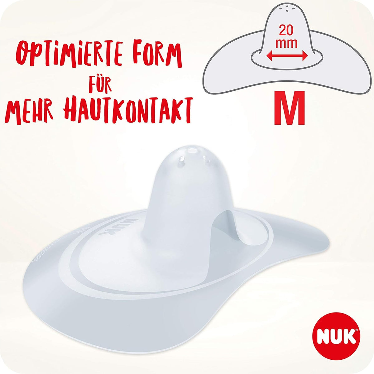 NUK borstvoedings tepelbeschermers 20mm maat M x2