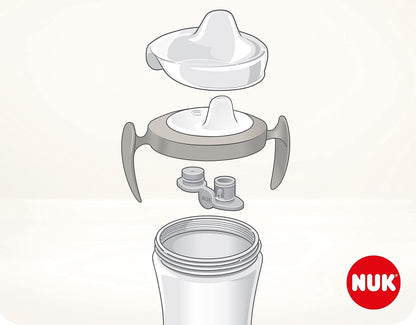 NUK Trainer Cup TASSE ANTI-FUITE Tortues 6 m+ 230 ml