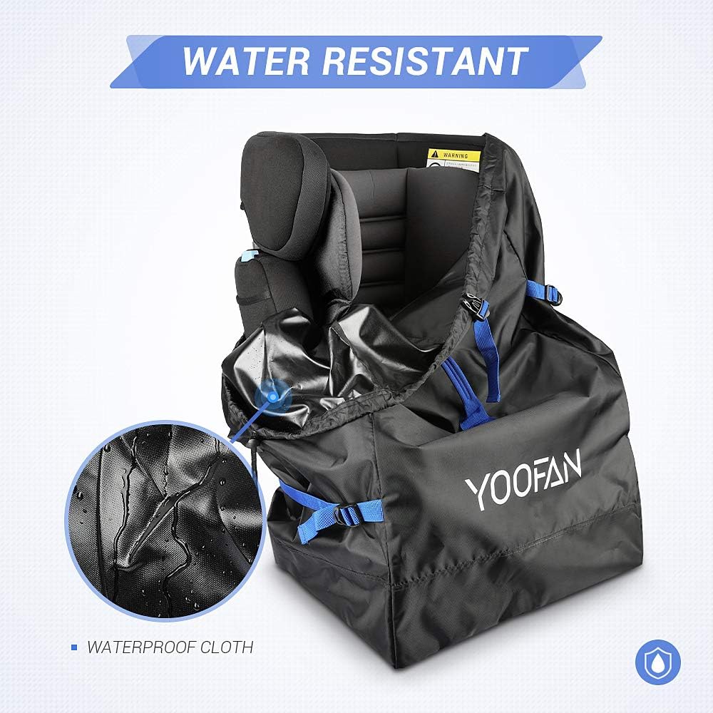 YOOFAN vliegtuigtas draagtas voor kinderwagen autostoel 85x45x45 RUGZAK