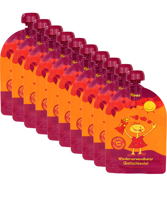 DIVATA MINI tuburi pungi pentru piure x10 100ml