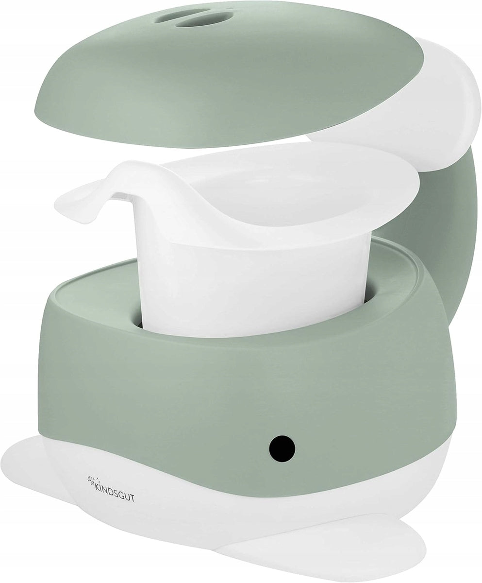 KINDSGUT pot avec insert amovible et couvercle BALEINE