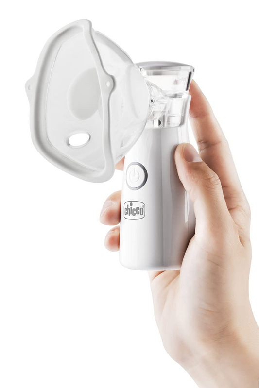 CHICCO EasyBreath Air Mesh nebulizator de buzunar 12,5 cm + husă