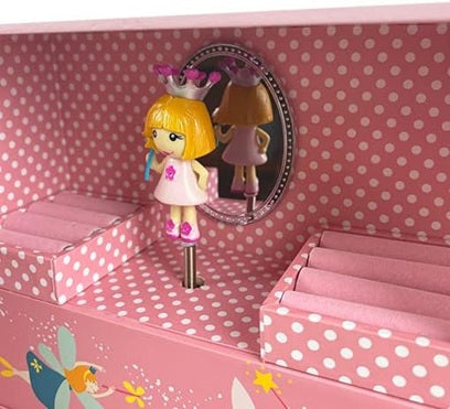 TROUSSELIER Prinses sieradendoos 13x25 cm met muziekdoos Mozart - Menuet