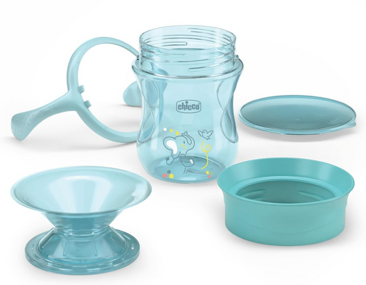 CHICCO Perfect Cup netečúci pohár s 360-stupňovým náustkom 200 ml 12 m+