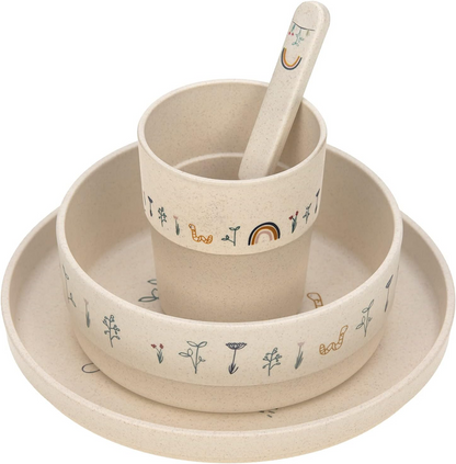 LASSIG ensemble de vaisselle sans mélamine Garden Explorer