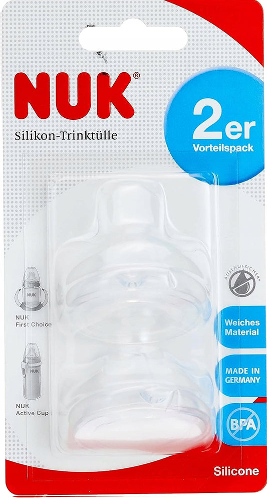 NUK tetina chupete para First Choice y Active Cup x2