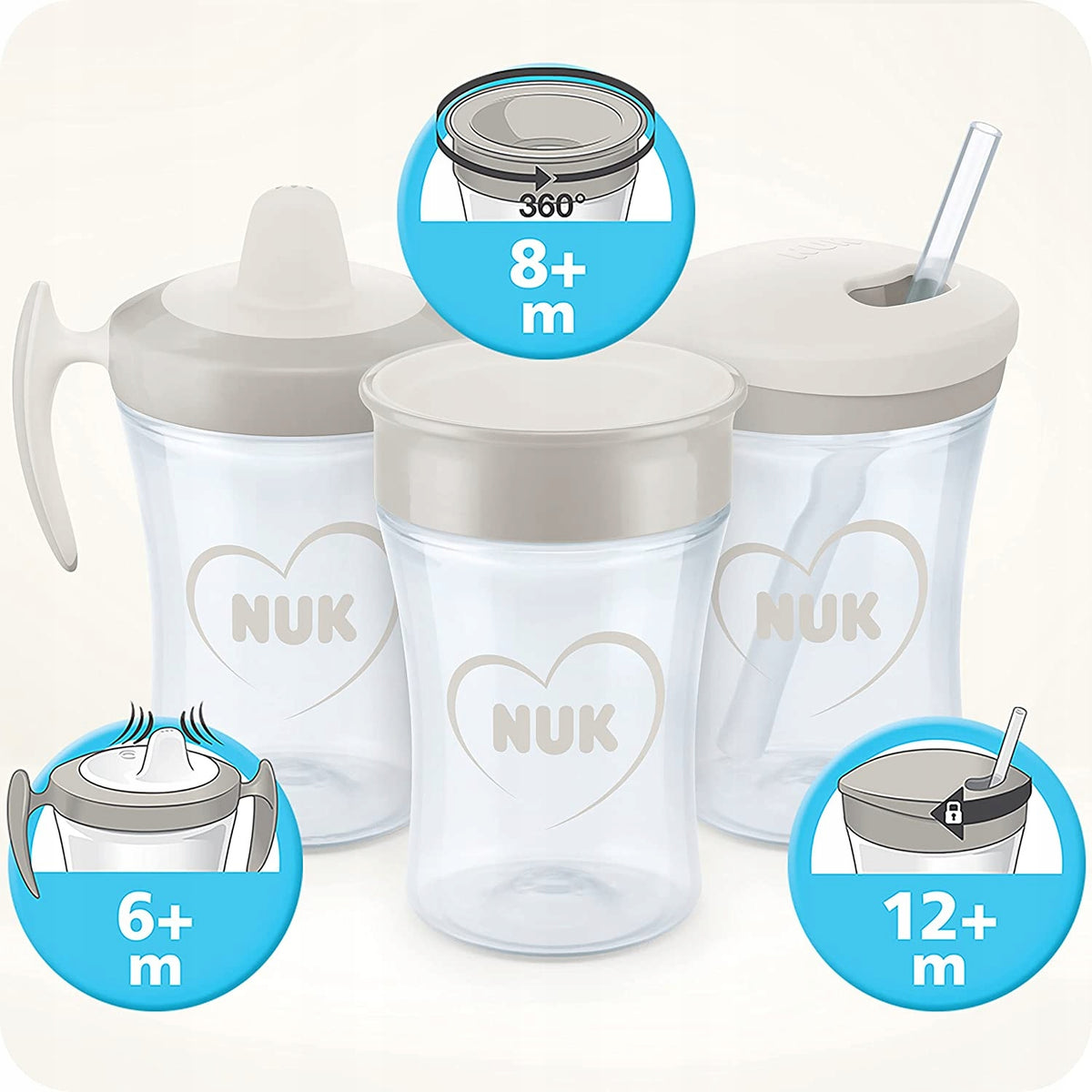 NUK Magic Cup KUBEK NIEKAPEK ustniik 360 – zdjęcie produktu 6