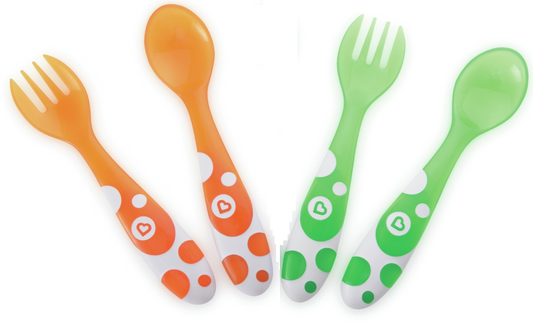 MUNCHKIN Multi set de couverts cuillère x2 fourchette x2 12mois+