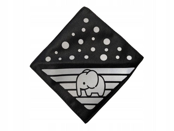 VELOTA Klittenband reflectoren voor kinderwagen 12 x 12 cm 4 stuks DOGGLE
