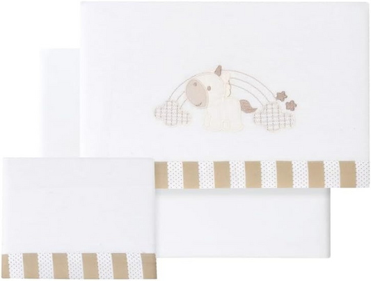 INTERBABY 3-delige beddengoedset 60x120 / 40x60 / 110x155