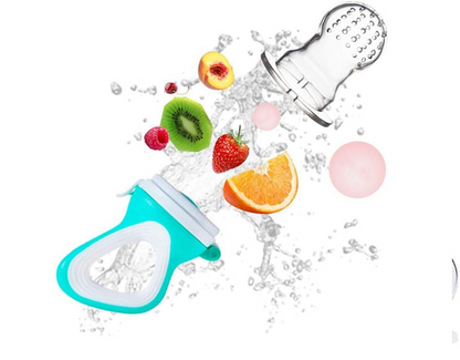 MELARQT massaggiagengive dosatore di frutta per bambini 3-12 mesi 2 pezzi 6 tettarelle
